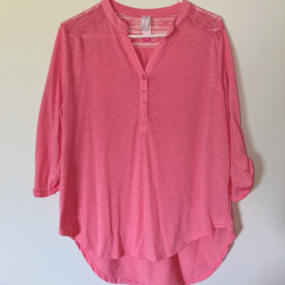Salmon colored dress shirt